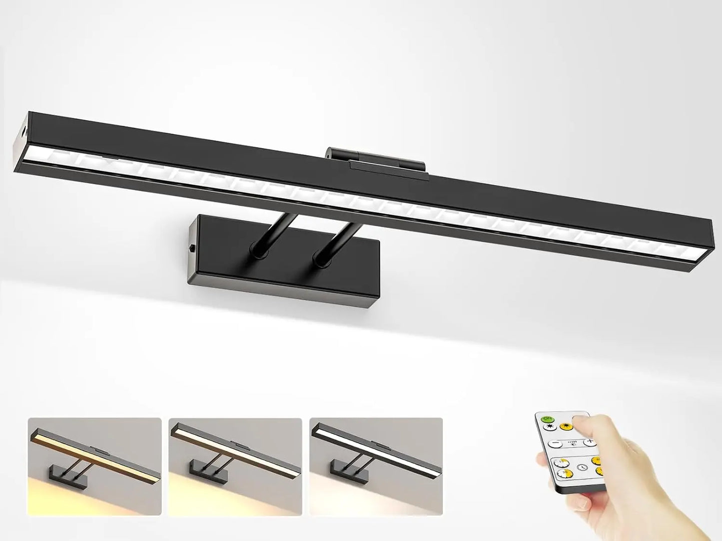 PRTILOUD Wireless Picture Light With Remote Control And Dimming