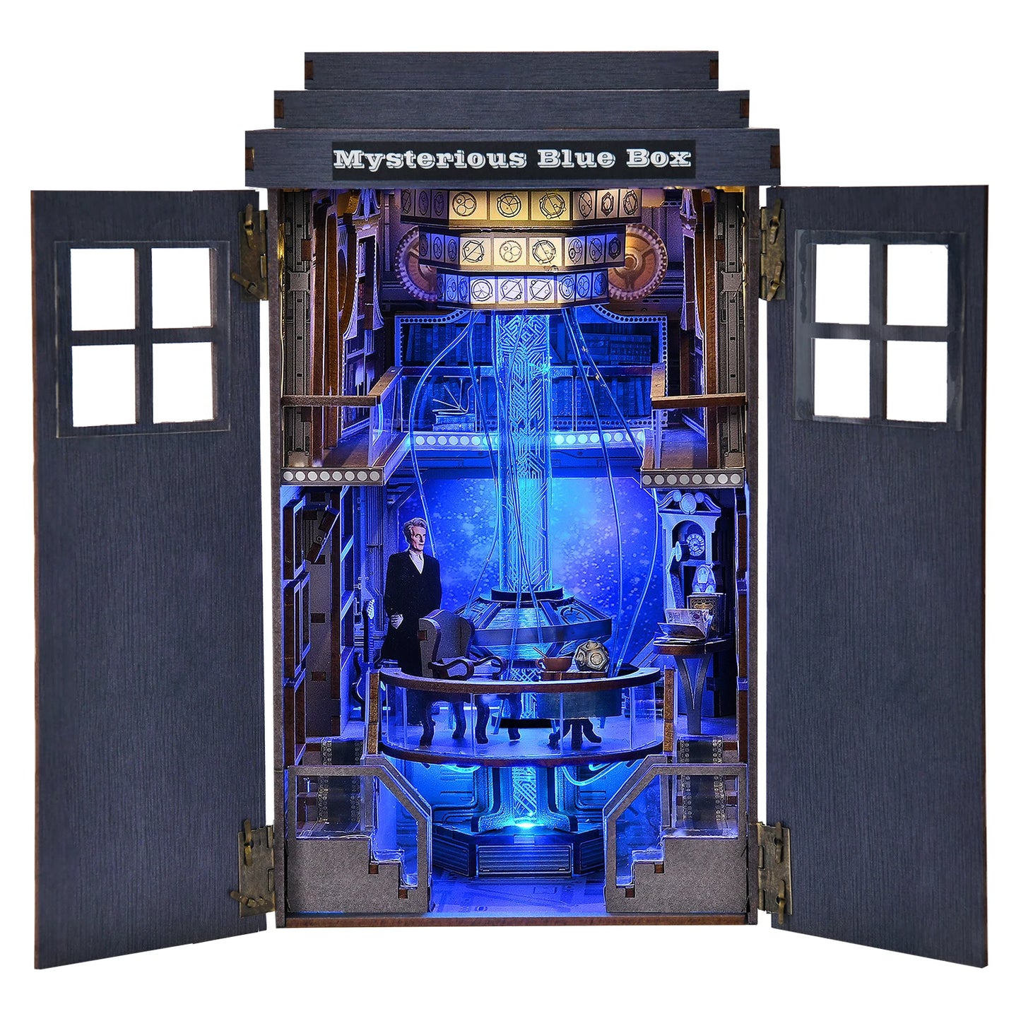 ASLOWSNAIL Book Nook Kit Mysterious Telephone Booth DIY 3D Puzzle - Home and Haven Store