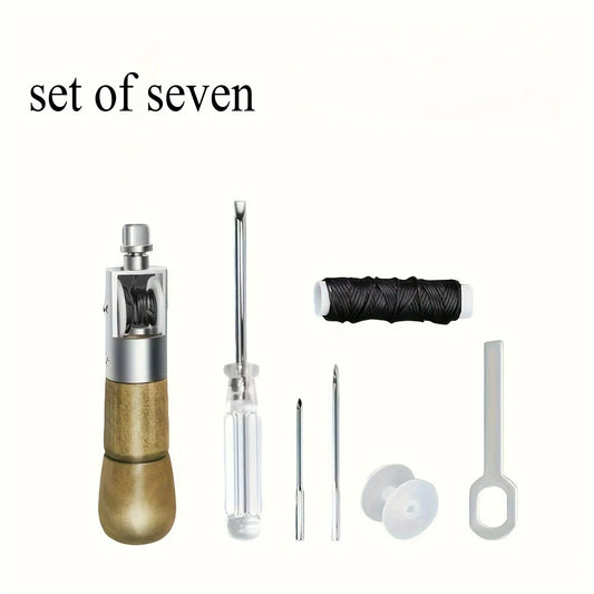 7-Piece Professional Lockstitch Sewing Kit For DIY Repairs - Home and Haven Store