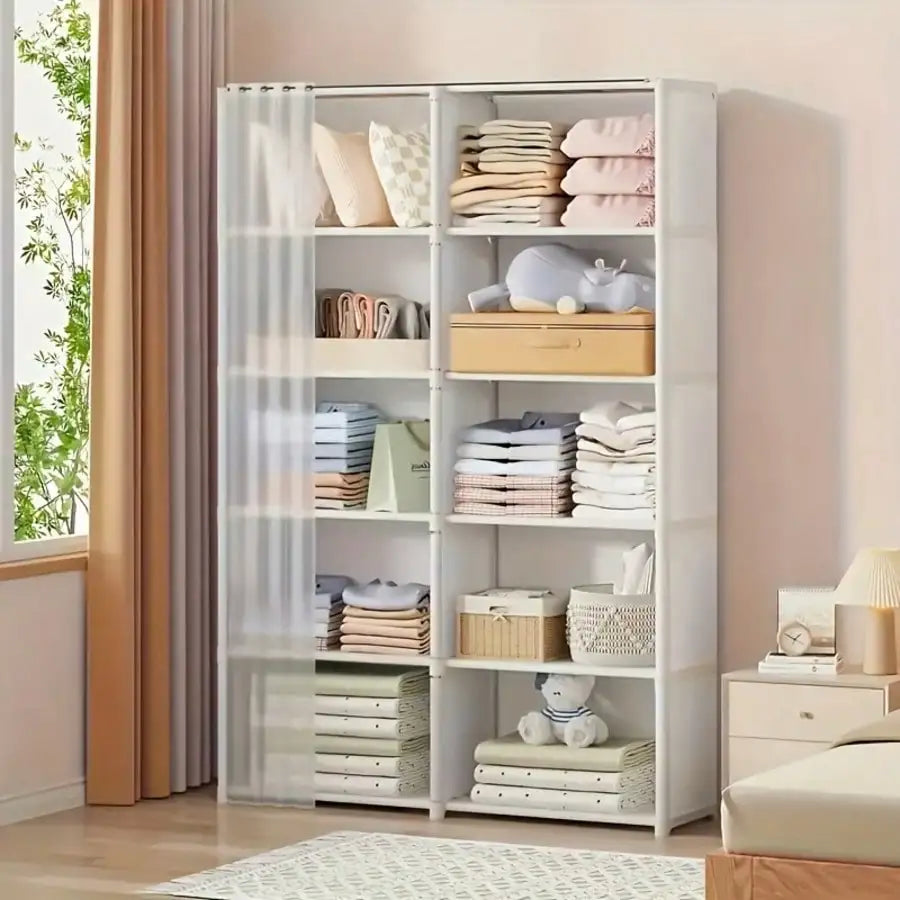 Multi Layer Easy Assembly Book Storage Rack Organizer