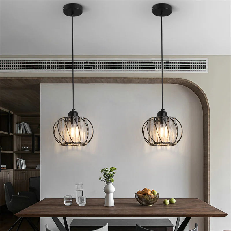 GreeLustr Modern Crystal Led Ceiling Pendant Chandelier Light