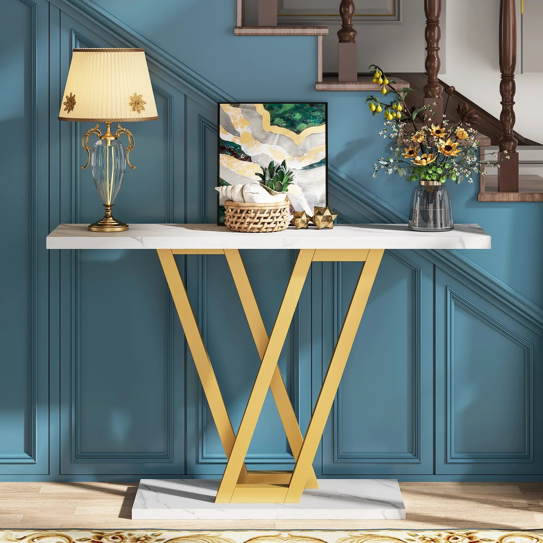 Tribesigns Industrial Console Table For Entryway And Living Room - Home and Haven Store