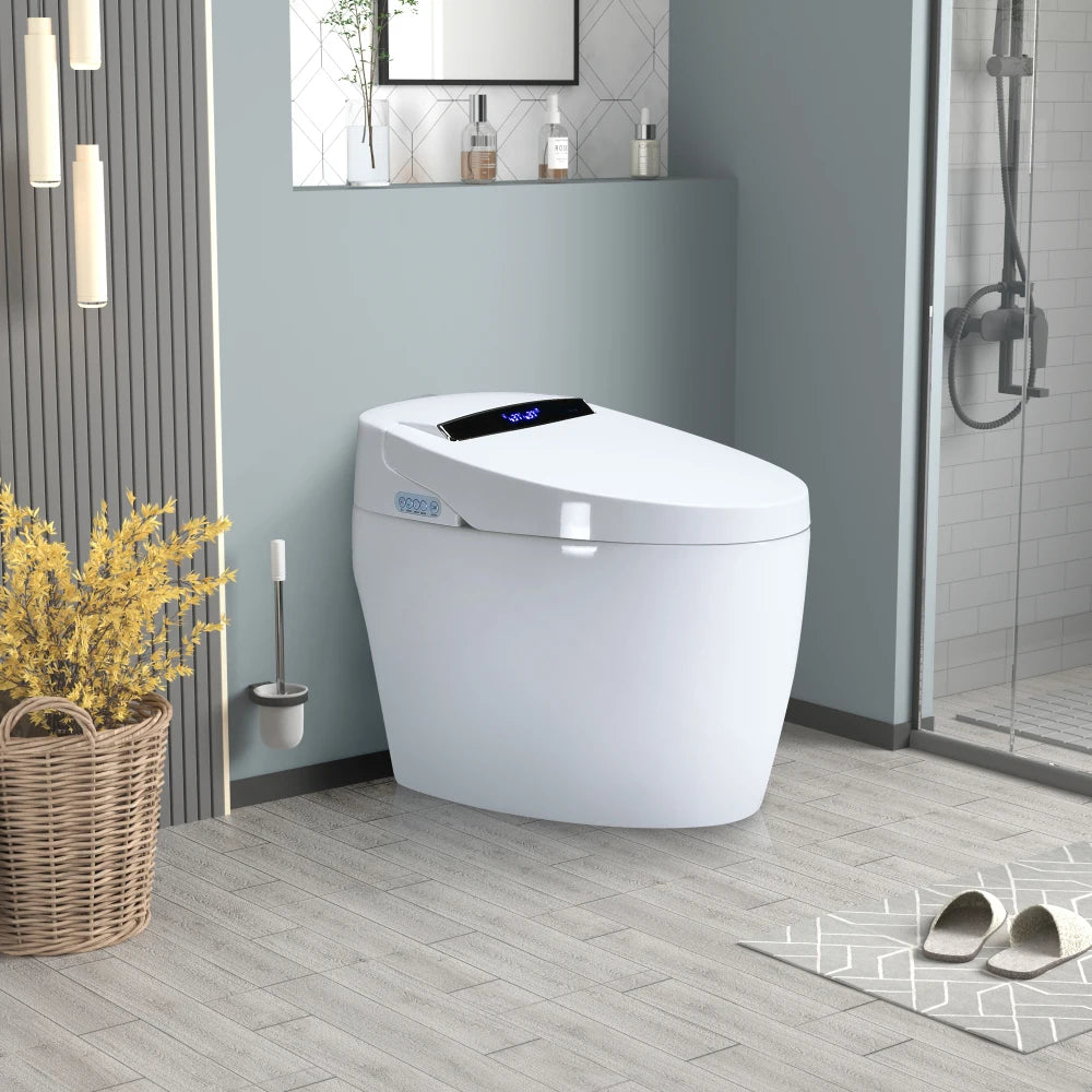 Smart Toilet With Heated Bidet Seat And Auto Open Close - Home and Haven Store