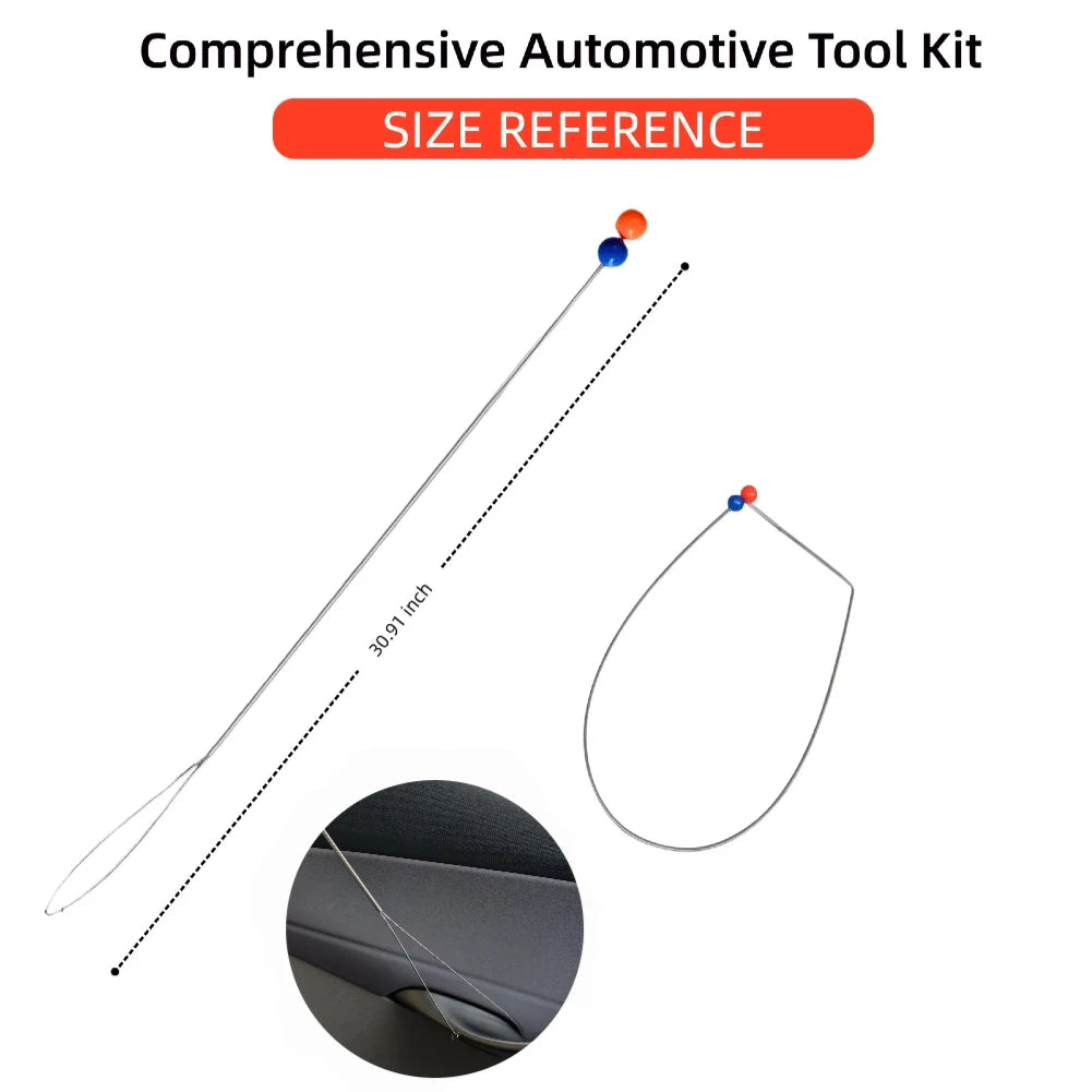 Emergency Car Door Rescue Tool Kit J Hook Air Wedge