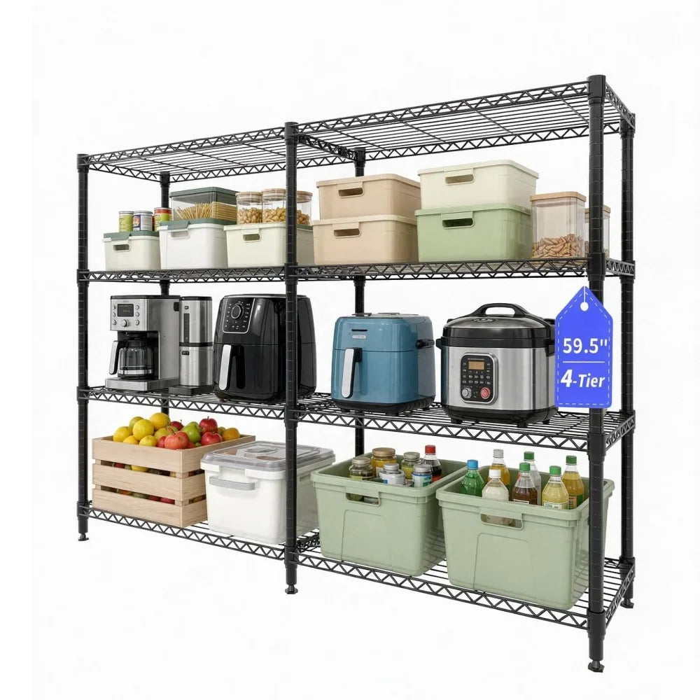 Heavy Duty Metal Storage Shelving Rack For Garage Organization