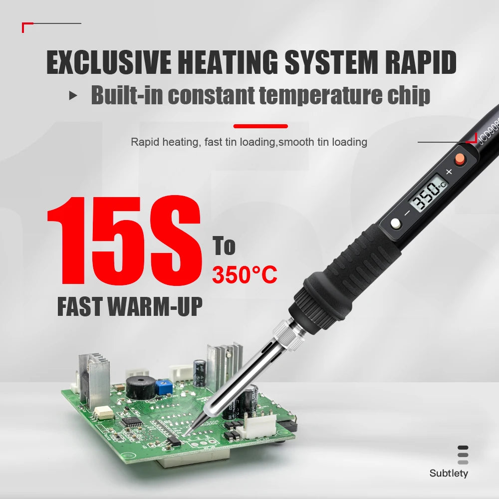 80W Electric Soldering Iron Set Adjustable Temperature - Home and Haven Store