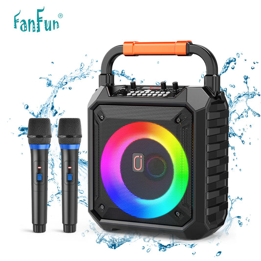 FanFun T17-T Wireless Bluetooth Karaoke Speaker System