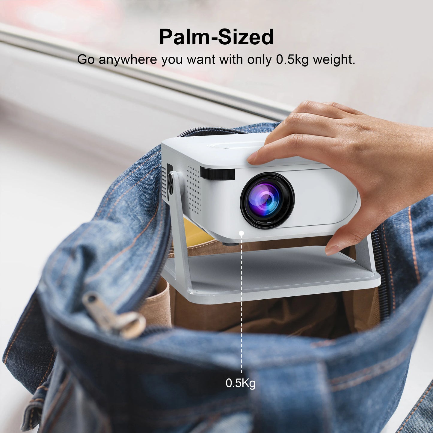 XNANO HA109 Mini Projector Android With WiFi6 BT 5.0 - Home and Haven Store