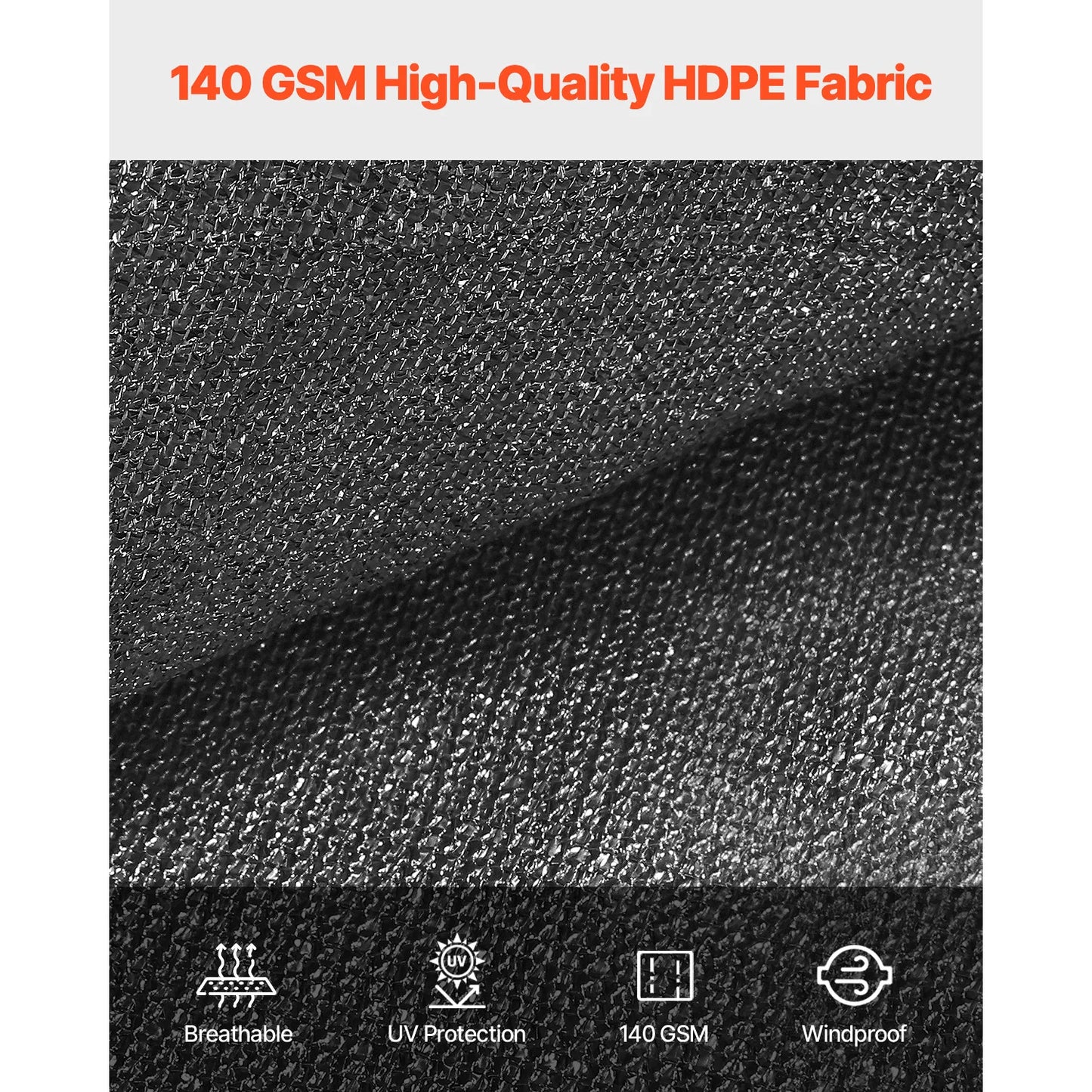 SucceBuy Sun Shade Cloth 140 GSM For Outdoor Privacy