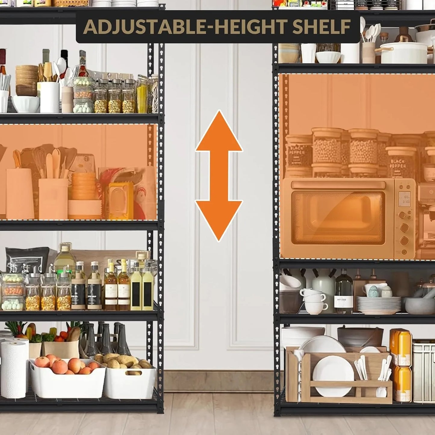 Heavy Duty Steel Storage Rack With Adjustable Shelving System
