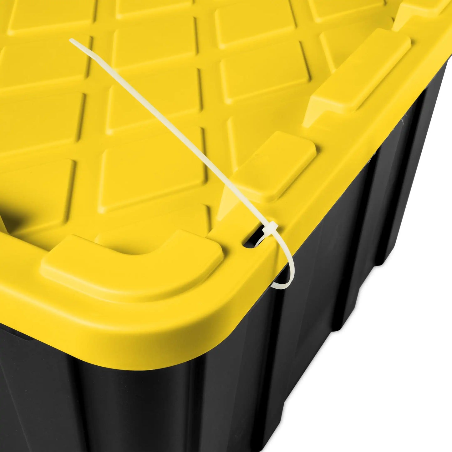 Heavy Duty Plastic Storage Tote With Secure Snap Lid