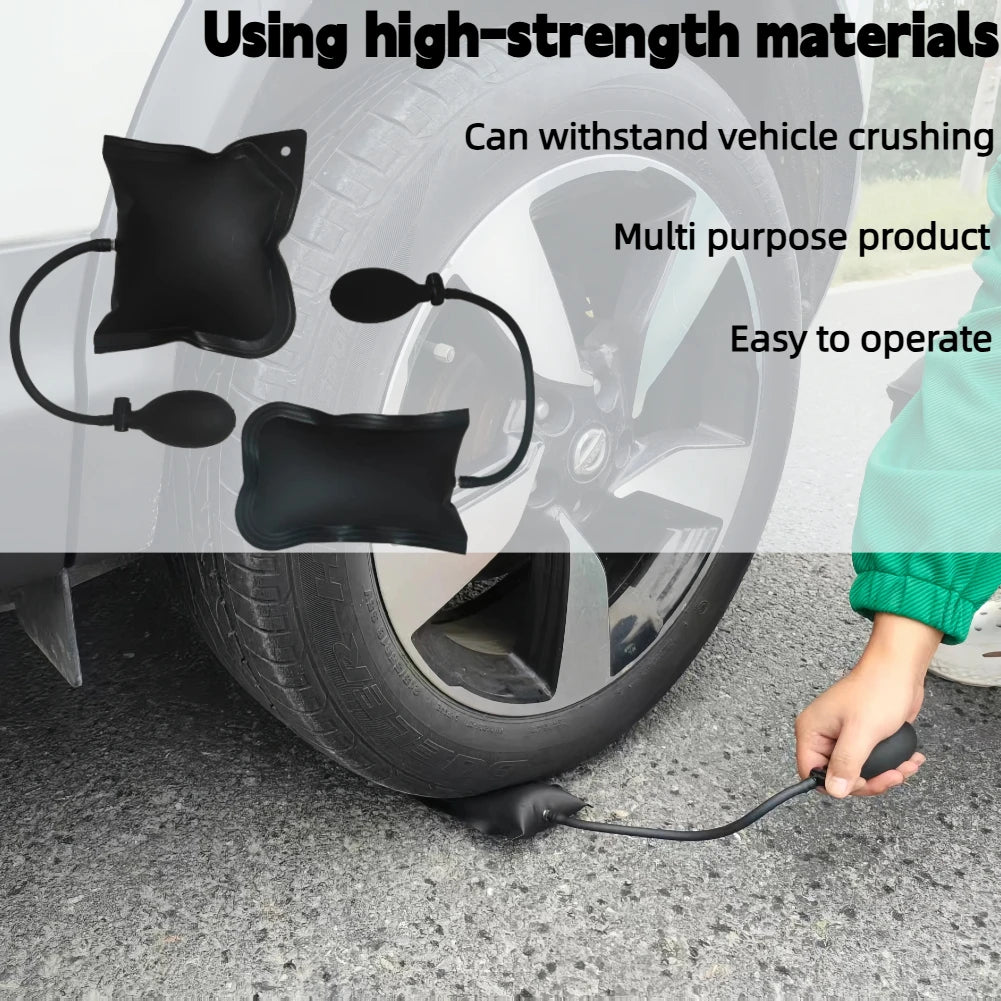 Emergency Car Door Rescue Tool Kit J Hook Air Wedge