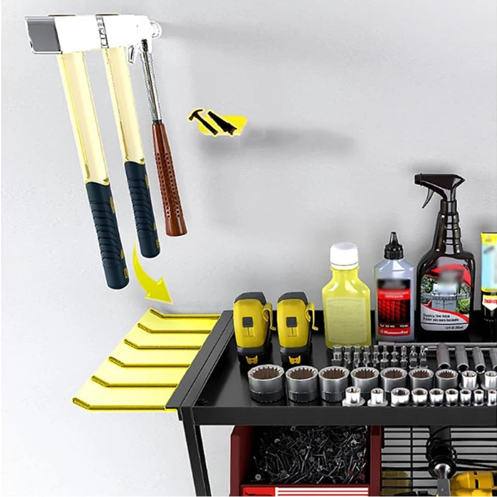 TWISTER.CK Power Tool Organizer 4-Tier Wall Mount Garage - Home and Haven Store