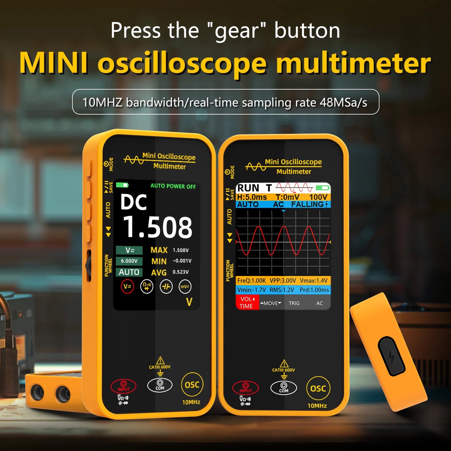 BSIDE 2-In-1 Handheld Oscilloscope Multimeter Tester - Home and Haven Store
