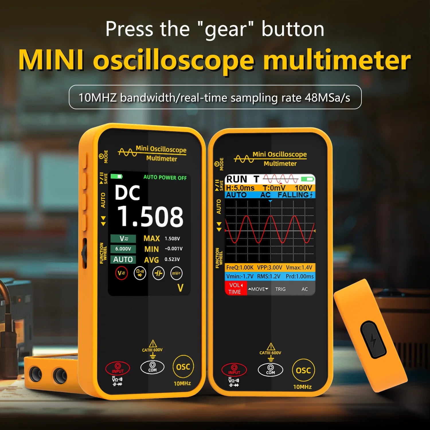 BSIDE 2-In-1 Handheld Oscilloscope Multimeter Tester - Home and Haven Store