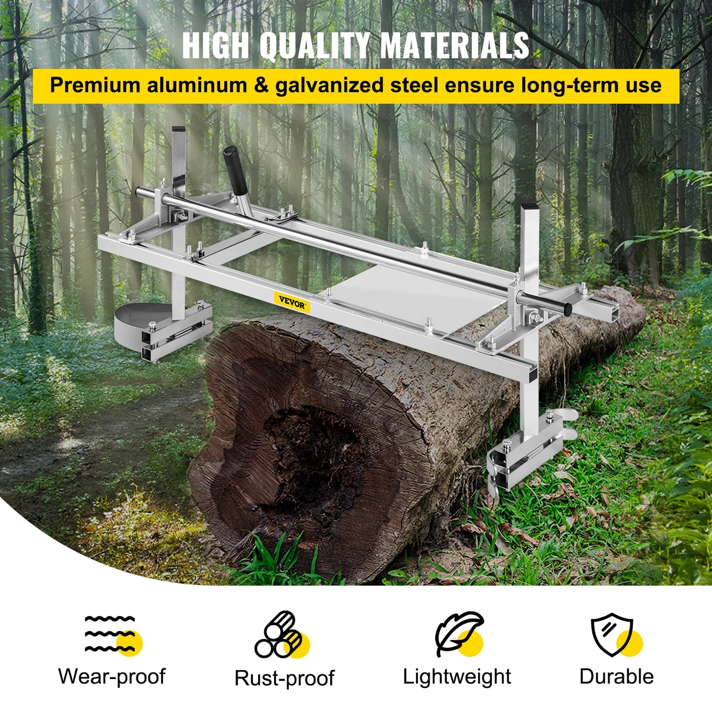 Chainsaw Mill Planking Bar For Wood Lumber Cutting Portable Sawmill