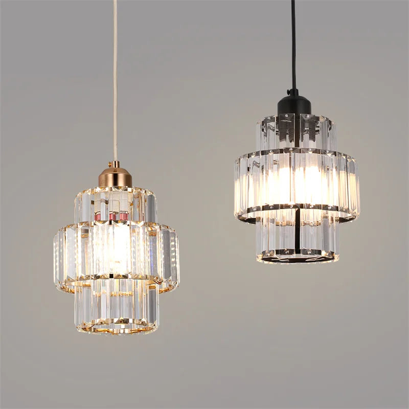 GreeLustr Modern Crystal Led Ceiling Pendant Chandelier Light