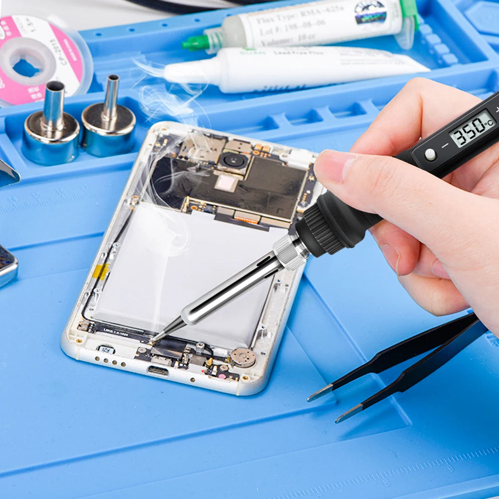 80W Electric Soldering Iron Set Adjustable Temperature - Home and Haven Store