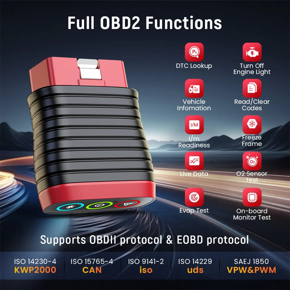 MUCAR Thinkcar BD6 Full System OBD2 Scanner Wireless - Home and Haven Store