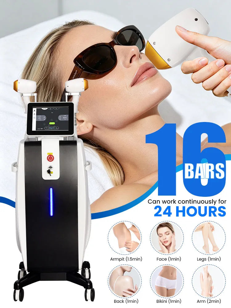 MYOSLIM 808nm Diode Hair Removal Machine For Full Body