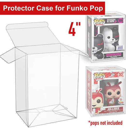 50 Pack Clear Boxes For Vinyl Figures With Locking Tabs