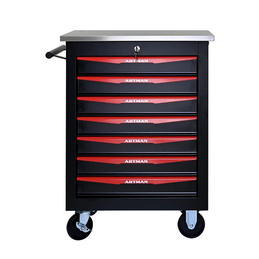 ARTMAN 7 Drawer Rolling Tool Box Cabinet, Heavy Duty Cart - Home and Haven Store