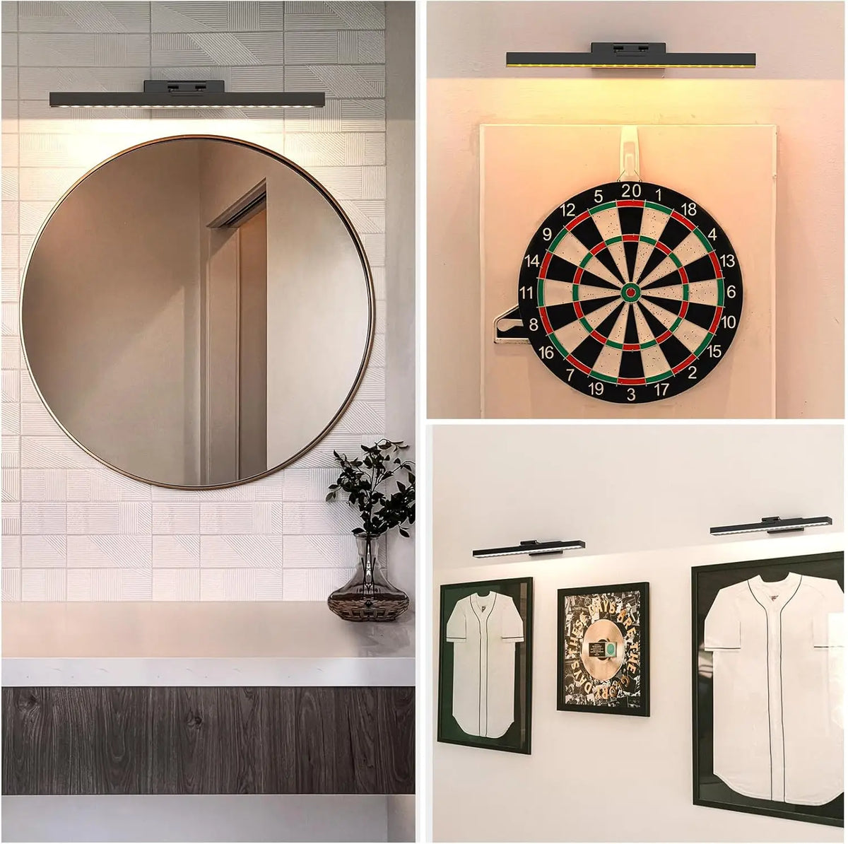 PRTILOUD Wireless Picture Light With Remote Control And Dimming