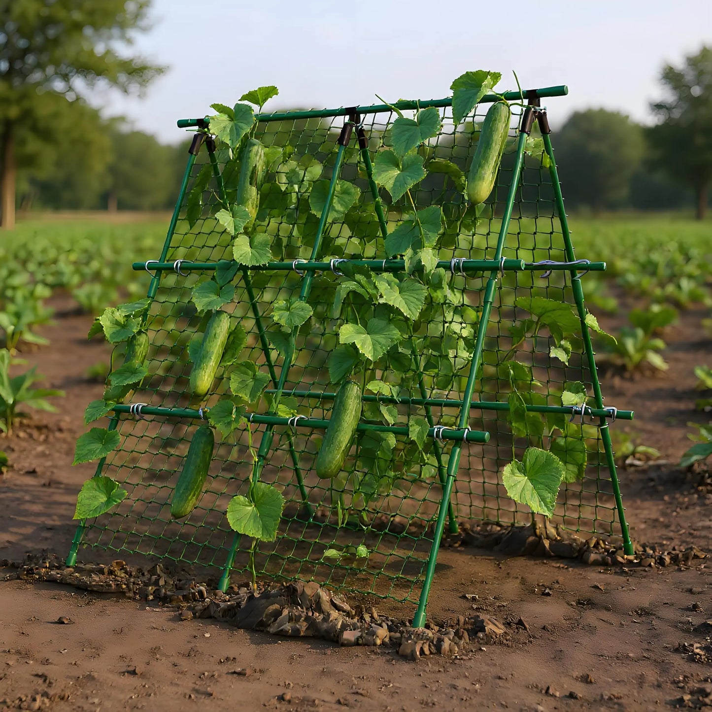 HiMISS Raised Bed A Frame Trellis For Climbing Vegetables