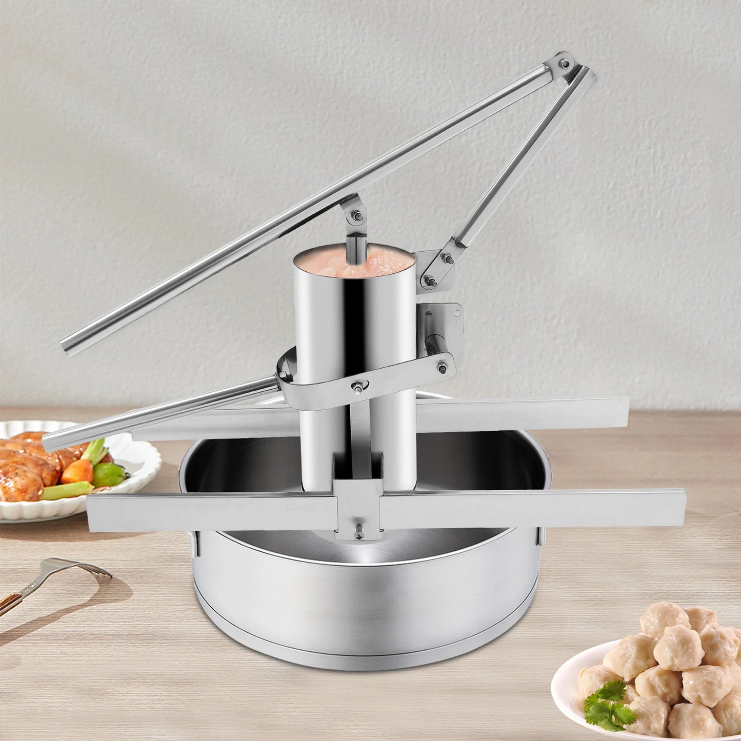 Rice Meat Dumplings Processing And Forming Machine Manual Stainless Steel