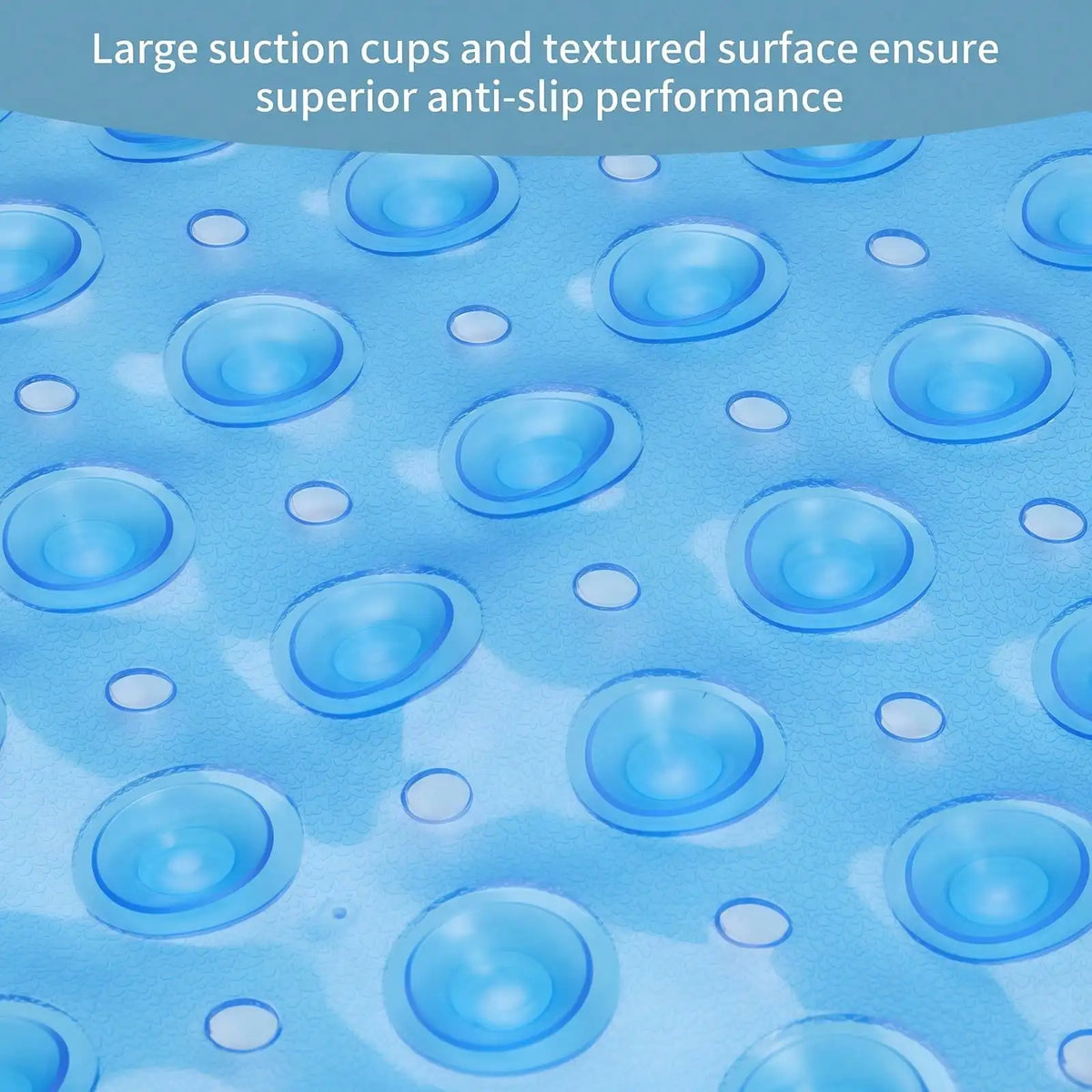 Anti Slip Mold Resistant PVC Bathroom Mat With Drainage Holes