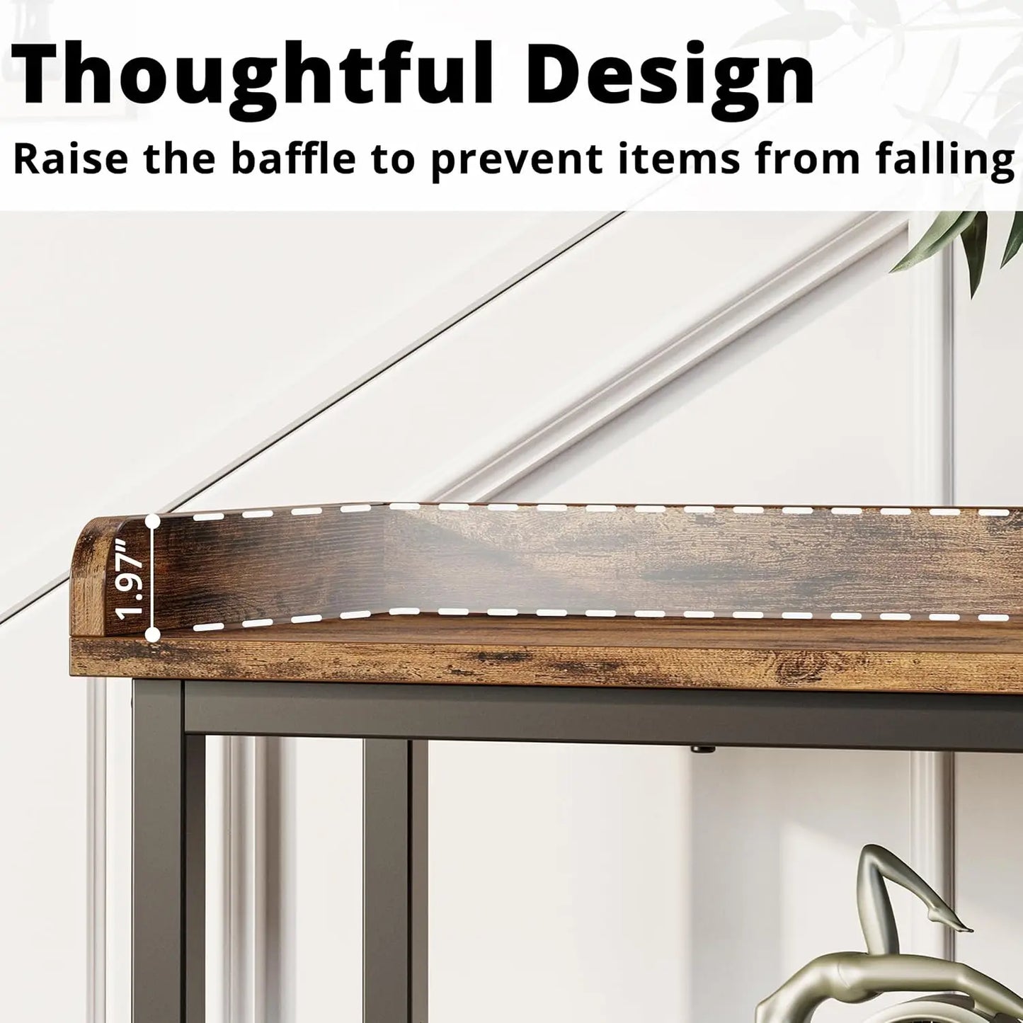 IRONCK Console Table With Power Outlet Farmhouse Hallway Entryway Table - Home and Haven Store