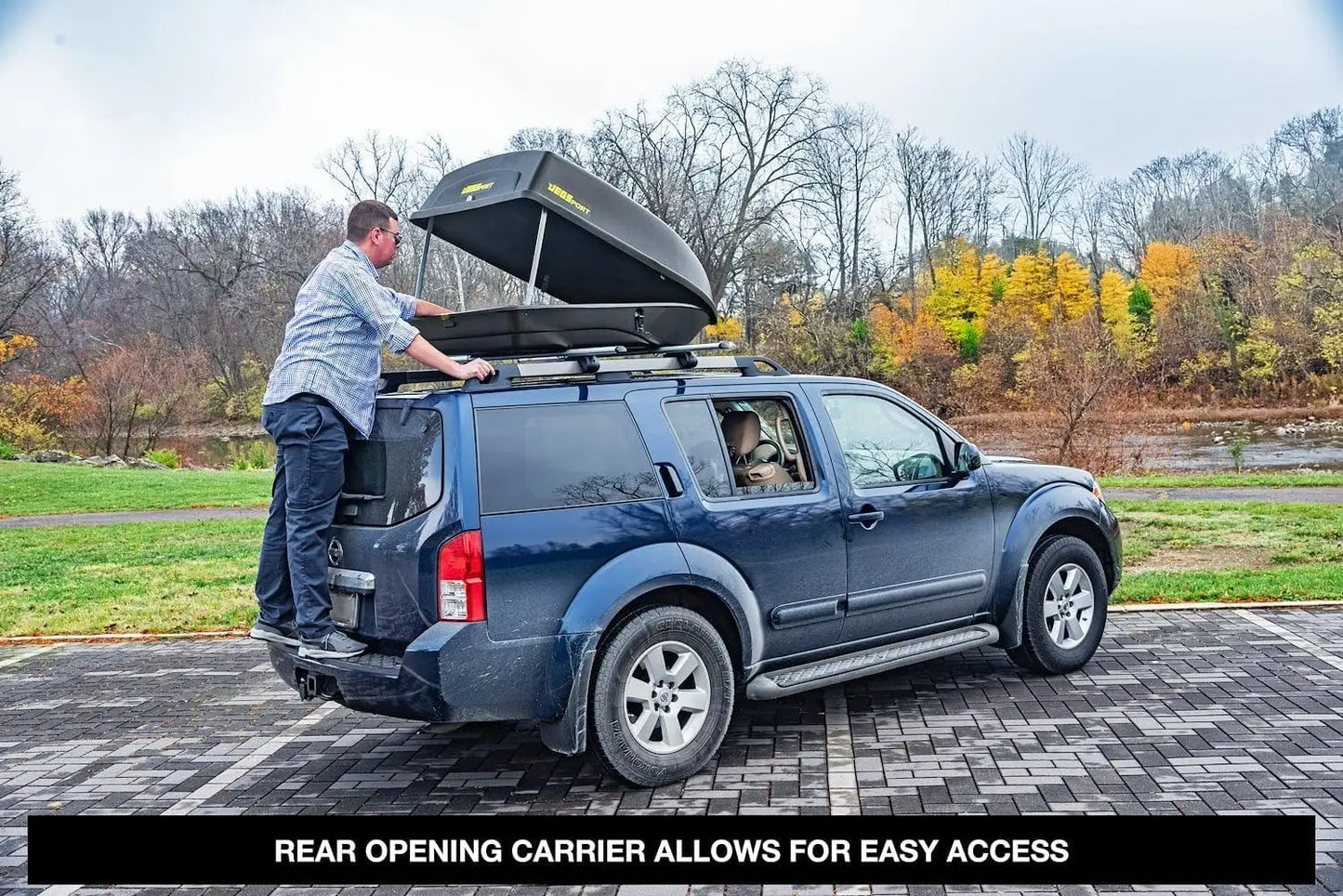 Rooftop Cargo Carrier For Car Storage Weatherproof Roof Rack - Home and Haven Store