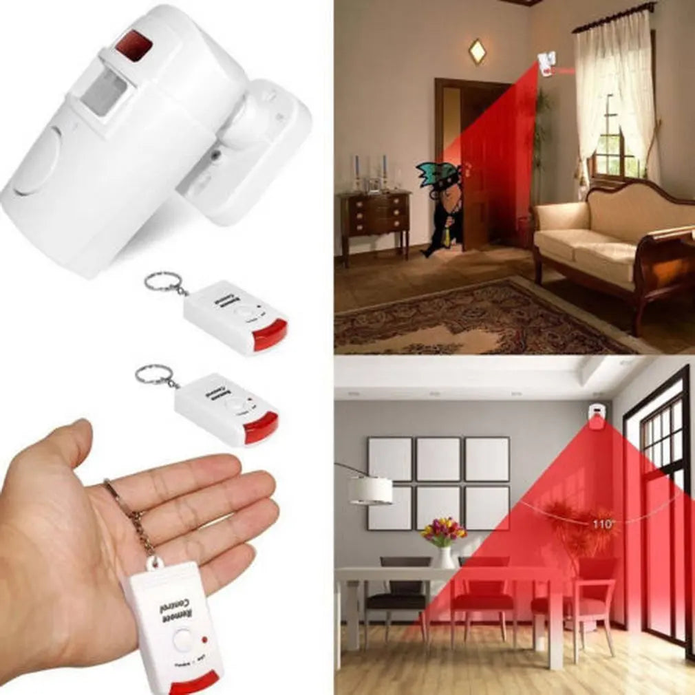 Wireless Motion Sensor Alarm System With Remote For Home Garage - Home and Haven Store
