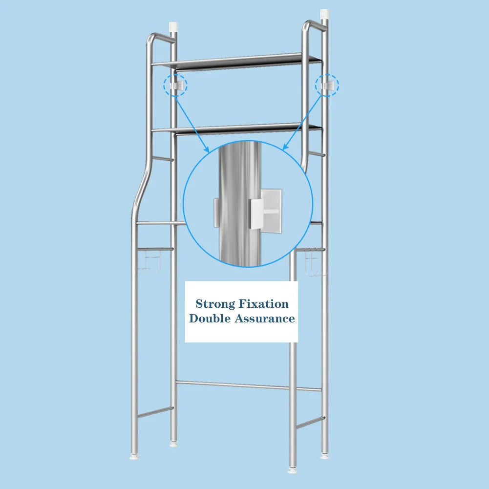 HiMiss Over The Toilet Bathroom Storage Shelf Organizer Rack