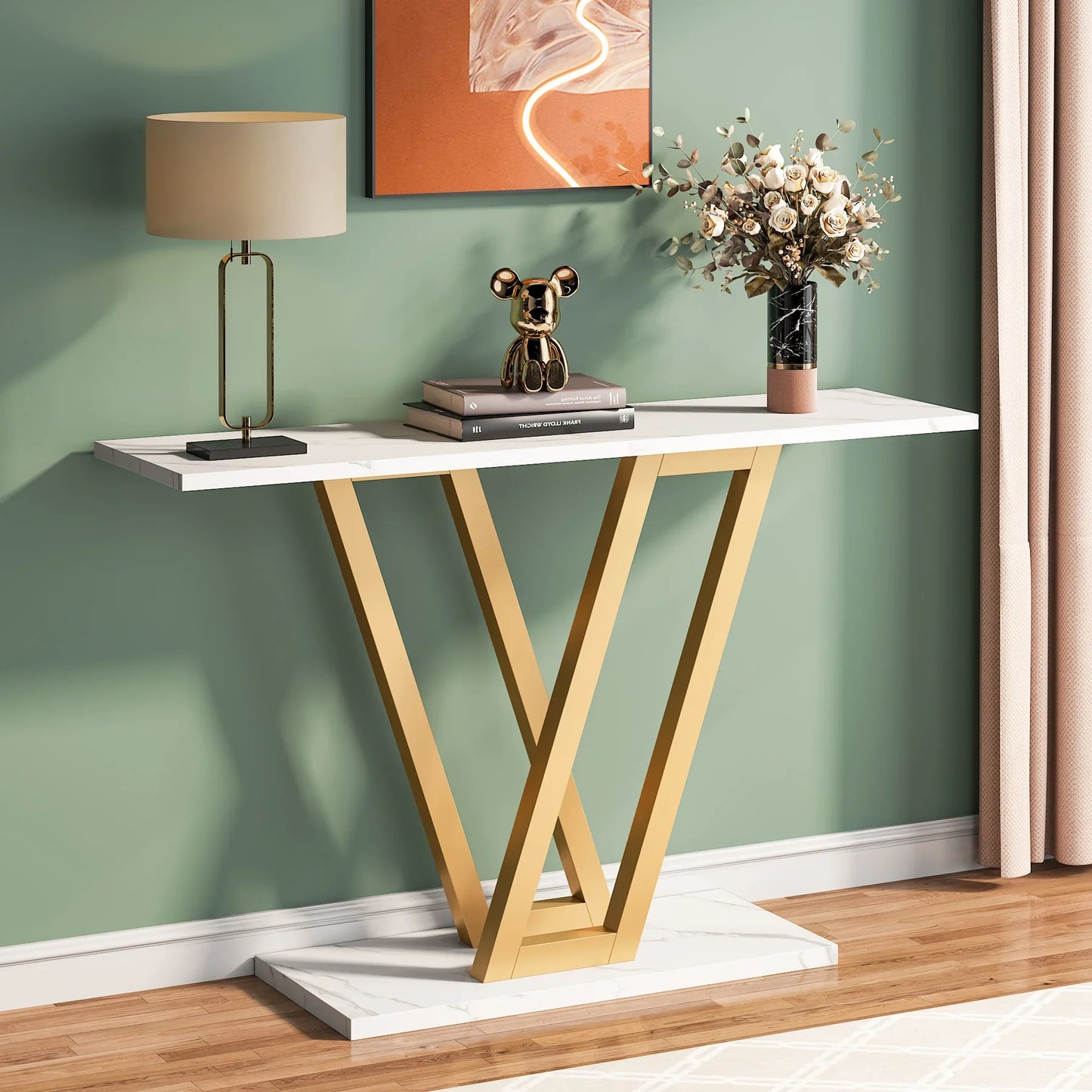Tribesigns Industrial Console Table For Entryway And Living Room - Home and Haven Store