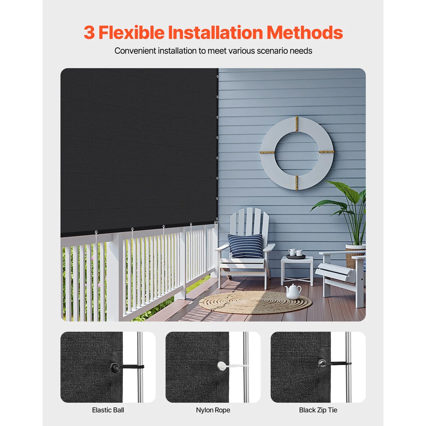 SucceBuy Sun Shade Cloth 140 GSM For Outdoor Privacy