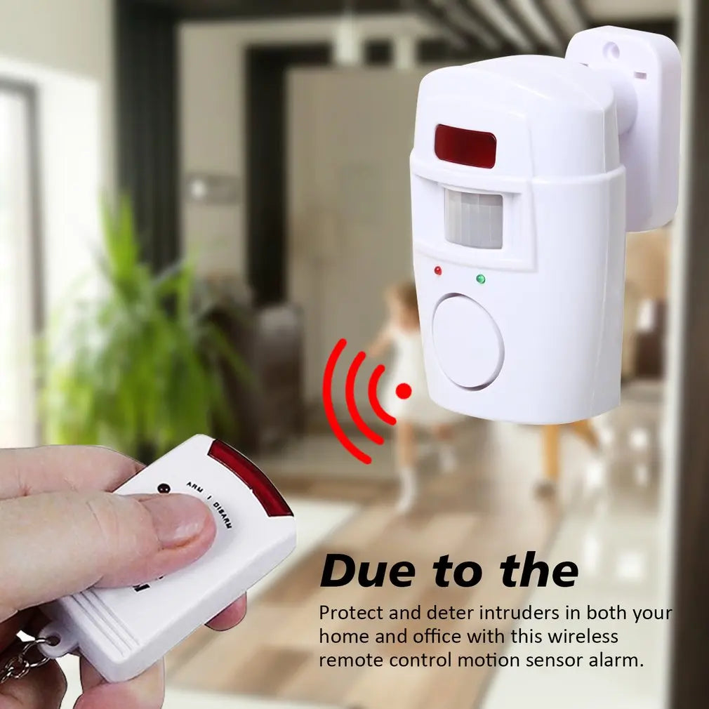 Wireless Motion Sensor Alarm System With Remote For Home Garage - Home and Haven Store