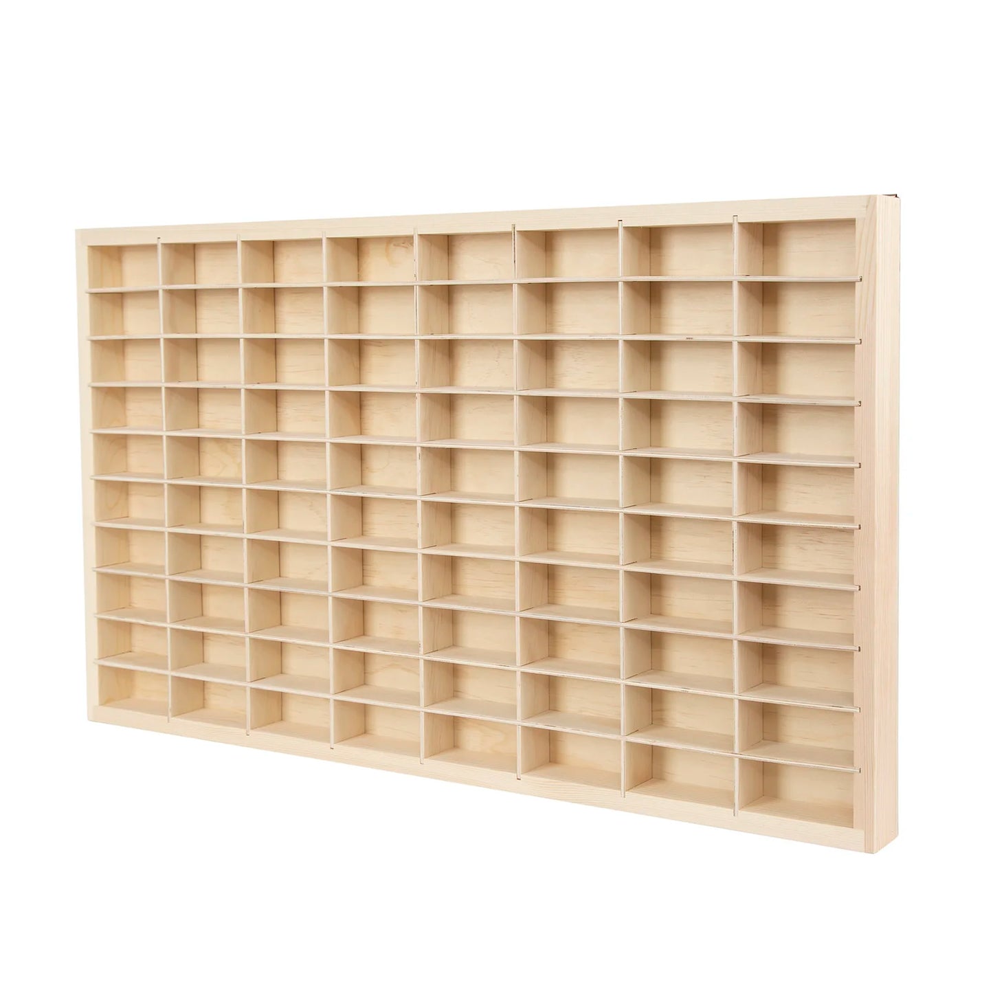 Wood Display Shelf For 80 Diecast Cars Hot Wheels Collectibles