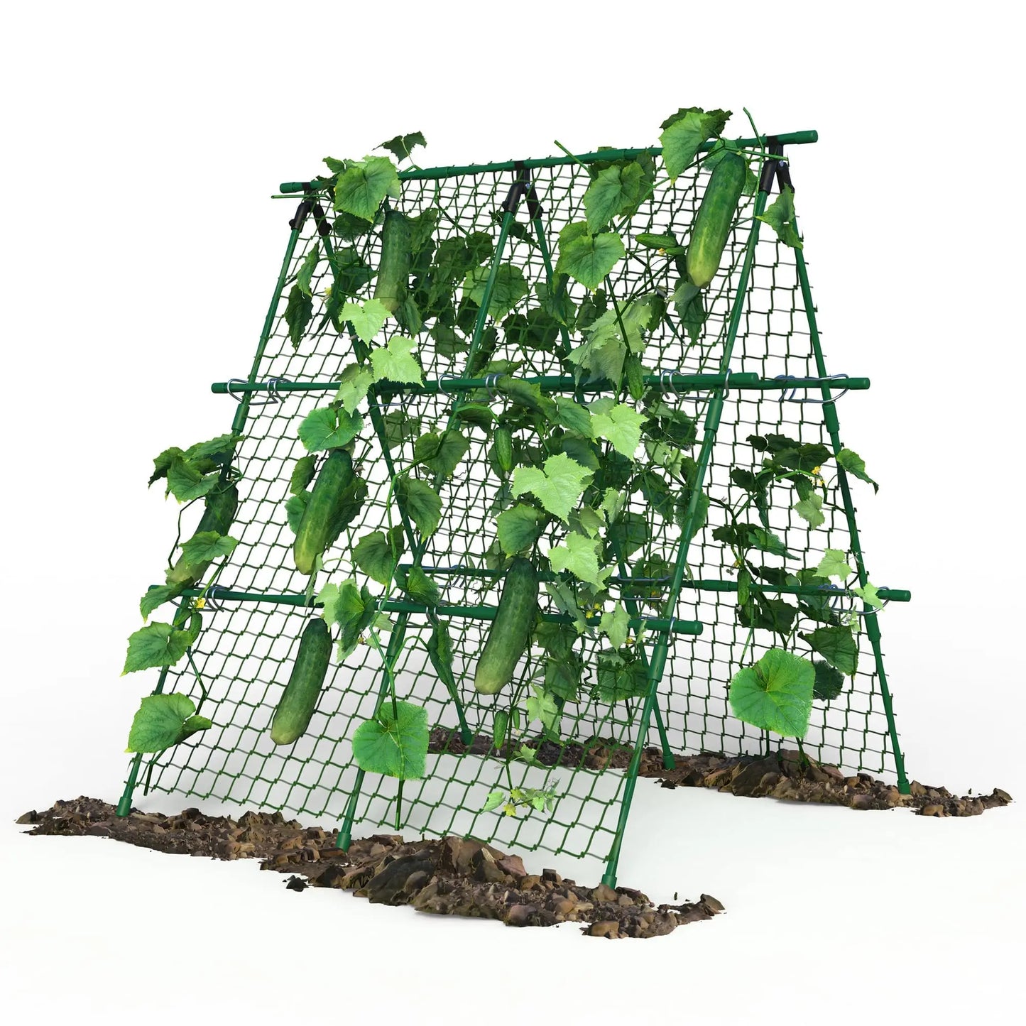 HiMISS Raised Bed A Frame Trellis For Climbing Vegetables
