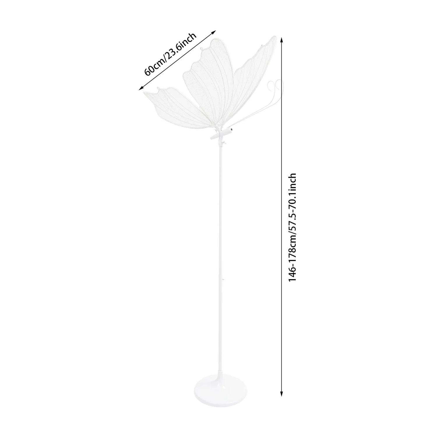 Elegant Butterfly LED Floor Lamp Set For Living Room Decor