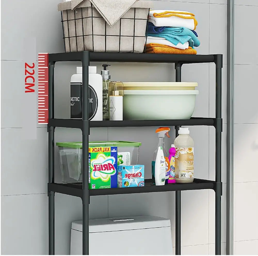 Twister 3 Tier Over Toilet Storage Cabinet Bathroom Organizer