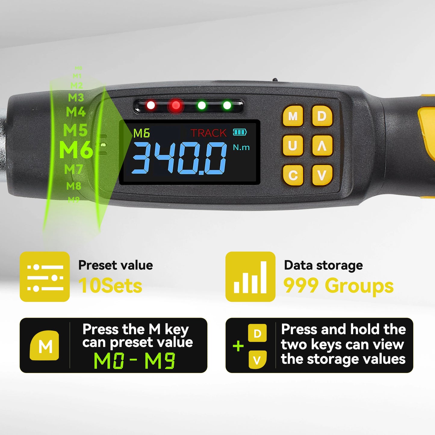 Waxtron Digital Torque Wrench Two Percent Accuracy Automotive - Home and Haven Store