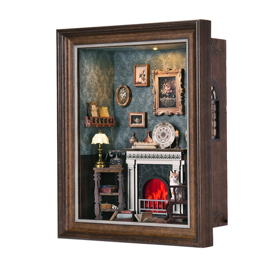 ASLOWSNAIL Book Nook Kit Tailor's Shop DIY 3D Wooden Puzzle - Home and Haven Store