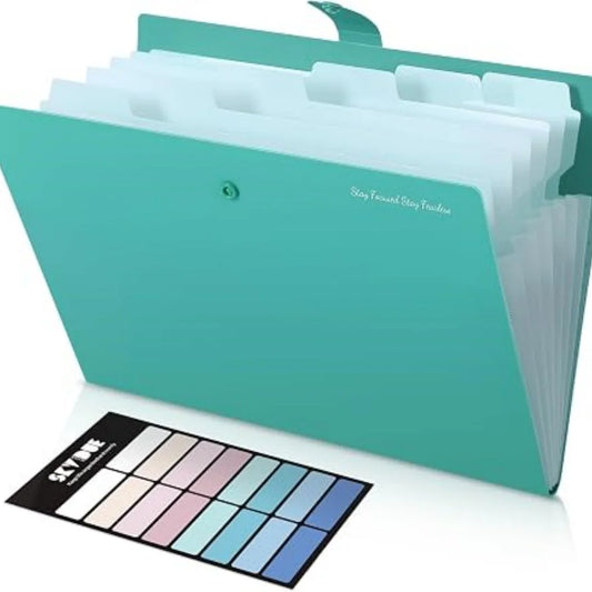 Professional Seven Pocket Accordion Expanding File Folder Organizer