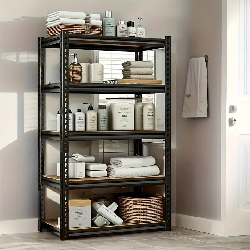 Heavy Duty Garage Racking Five Tier Steel Shelving 2000 Lb