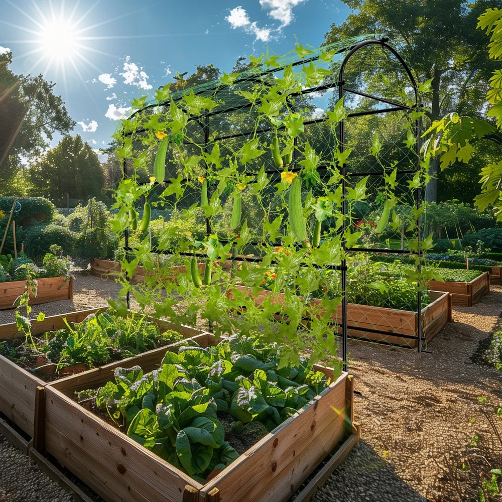 Wisfor U-Shaped Metal Garden Trellis For Climbing Plants
