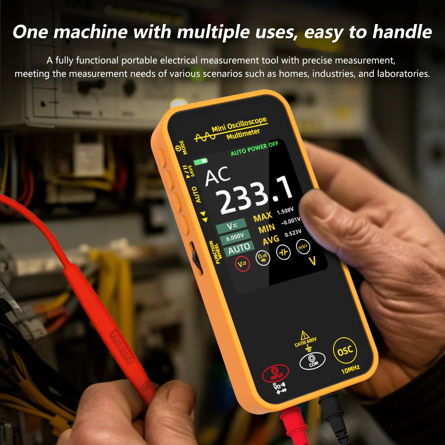 BSIDE 2-In-1 Handheld Oscilloscope Multimeter Tester - Home and Haven Store