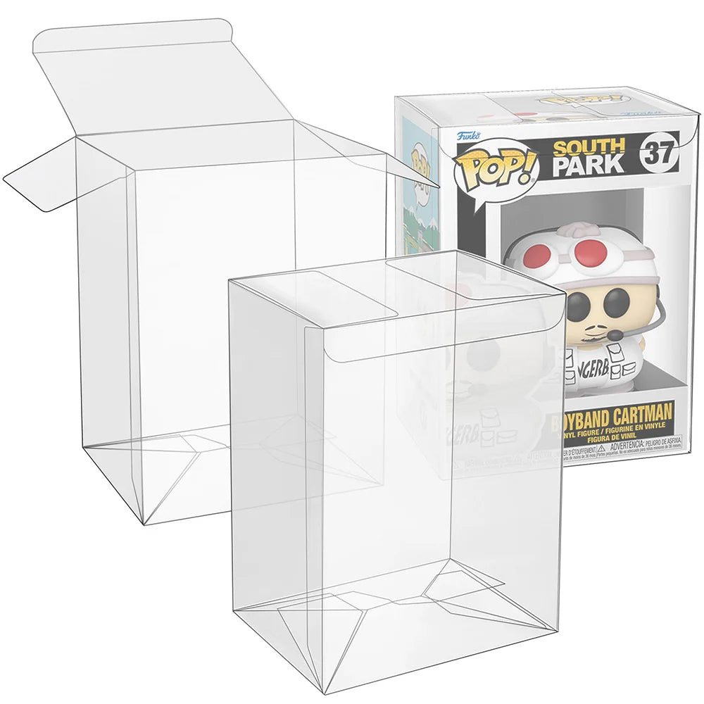 50 Pack Clear Boxes For Vinyl Figures With Locking Tabs