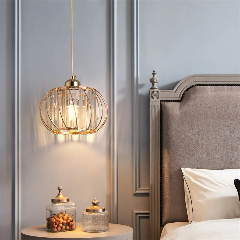 GreeLustr Modern Crystal Led Ceiling Pendant Chandelier Light