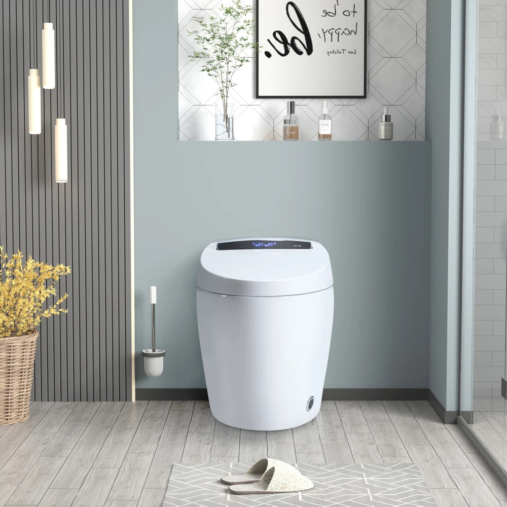 Smart Toilet With Heated Bidet Seat And Auto Open Close - Home and Haven Store